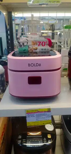 Cicilan mudah Rice Cooker Bolde Super Cook Less Sugar pakai HomeCredit