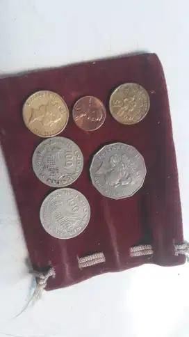 Jual koleksi uang coin masih bagus
