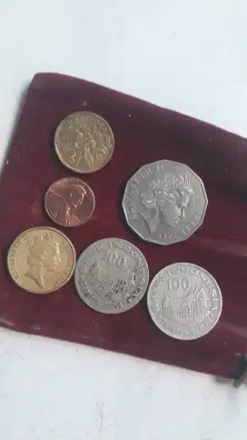 Jual koleksi uang coin masih mulus