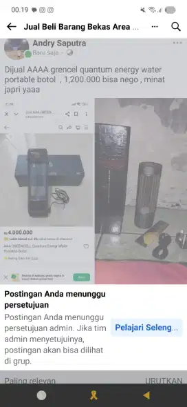 Botol quantum portable