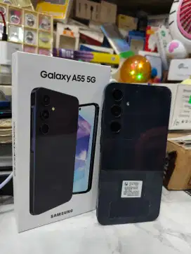 Samsung a55 12/256 mulus garansi on 1 oktober