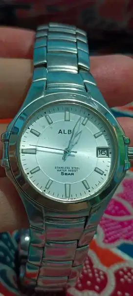 Jam Tangan Pria Alba Stainless Steel Original
