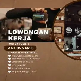 Butuh segera tenaga untuk resto