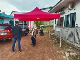 Tenda lipat 3x3 meter teduhan jualan kaki lima . Ready stok Palembang