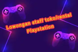 Lowongan Staff Toko/Rental Playstation