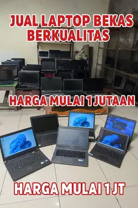 Laptop Second Siap Pakai || Mulai 1 Jtan Saja || Siap Antar Tgr & Sktr