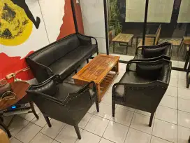 Kursi stel kayu jati