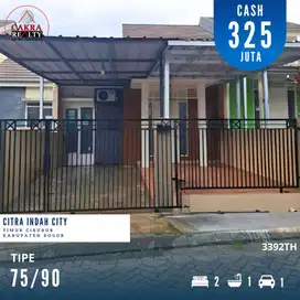 Dijual rumah dicitra indah city bogor rumah siap huni full renovasi