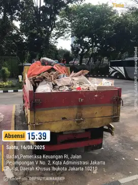 Jasa angkut puing dan pembersihan sampah