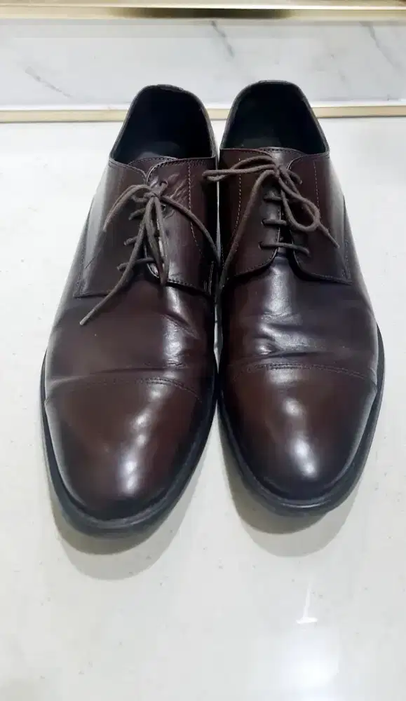 ITALY VERO CUOIO LEATHER ITALI EUROPE EROPA SEPATU SHOES MAN MEN Brown