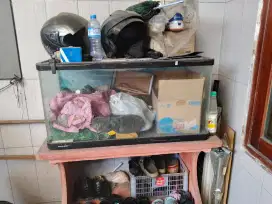 Aquarium besar perlu uang cepat dijual murah