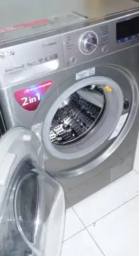 Sat set angkut skrg Bu Mesin cuci Frontloading LG 9/5kg,model terbaru