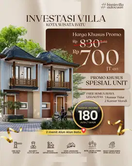 VILLA VIEW PEGUNUNGAN DAN KOTA BATU// DEKAT ALUN - ALUN KOTA BATU