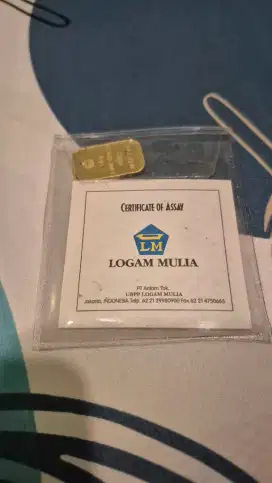 Logam Mulia Emas Batangan ANTAM 10gram ada 5 pcs boleh satuan