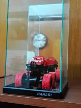 Aquarium kaca BAHARI ikan kecil 13x13x19cm