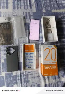Tecno Spark 20 Pro+ 8/256 GB masih garansi resmi