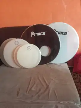 Jual SanTai Kulit Bass drum dll. Merk PRINCE ori MADE IN TAIWAN