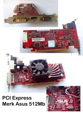 VGA atau PCI Express untuk PC Komputer merk Asus size 512 mb
