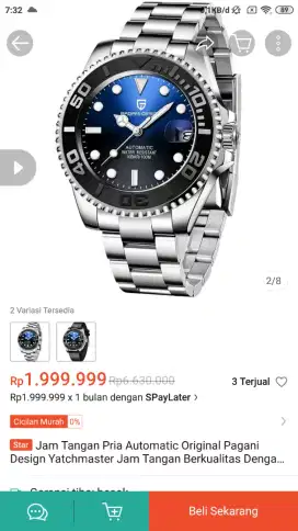 Jual jam pagani design