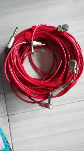 Kabel jack gitar bass dan keyboard