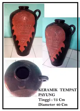 Keramik tempat payung serba guna