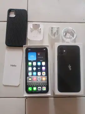 Iphone 11 black 64 becukai