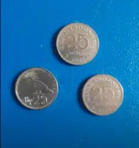 Uang koin Rp. 25