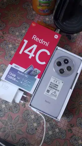 Redmi 14c Mulus kaya Baru Bon pembelian ada