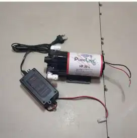 Pompa Ro kemflo 48v kapasitas 500gpd-150gpd+adaptor 24v