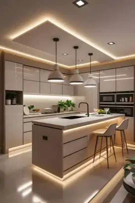 Kitchen set minimalis wallpaper living room bedroom set Lemari