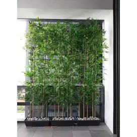 Partisi bunga bambu tinggi 2 M