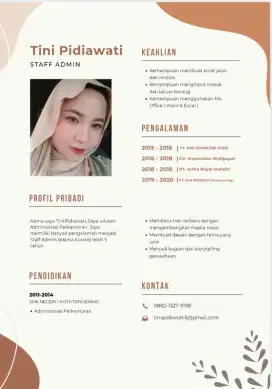 Mencari lowongan pekerjaan admin, dll