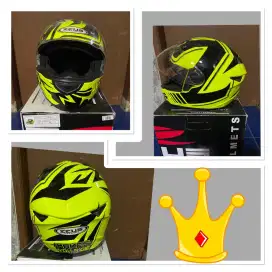 BU Jual Helm Zeus ZS-811 Fluo Yellow/AL34 BLK
