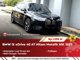 [ LOW KM 10RB ] BMW iX xDrive x Drive 40 AT Hitam Metalik 2023/2024