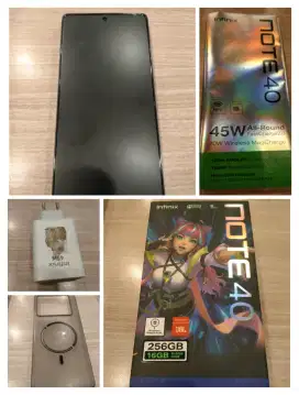 Dijual cepat hp second Infinix note 40