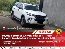 [ GARANSI 1TH ] Toyota Fortuner 2.4 VRZ Diesel AT Putih 2019/2020