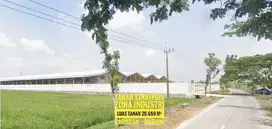DIJUAL Tanah LD 47 mtr, Kawasan Peruntukan Industri Caruban MADIUN