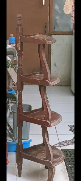 Meja rak susun 4 siku unik nego tawar