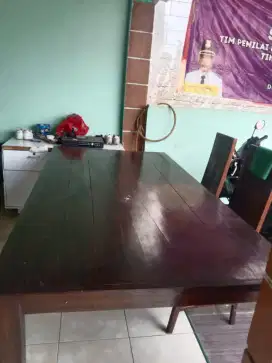 Jual murah meja makan jati minimalis