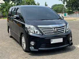 JUAL CEPAT‼️TOYOTA ALPHARD 2.4 SC AUDIOLESS AT HITAM 2014