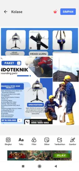 Ahli jasa pasang penangkal petir dan grounding mesin Bogor