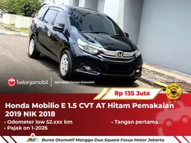 [ PAJAK PANJANG ] Honda Mobilio E 1.5 CVT AT Hitam 2018/2019
