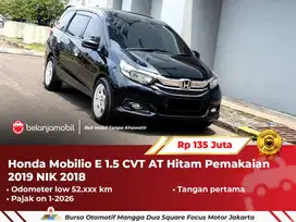 [ PAJAK PANJANG ] Honda Mobilio E 1.5 CVT AT Hitam 2018/2019