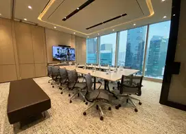 Sewa Kantor Premium Furnished 3 Pax di Mori Tower dekat MRT dan TJ
