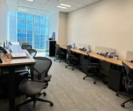 Sewa Kantor Premium Furnished untuk 9 Pax di Mori Tower dekat MRT TJ