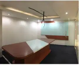 SEWA KANTOR DI JAKARTA SELATAN KUNINGAN 238M2 SEMI FURNISHED 140K NEGO