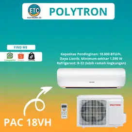 AC POLYTRON PENDINGIN RUANGAN 2 PK PAC-18VH UNIT ONLY