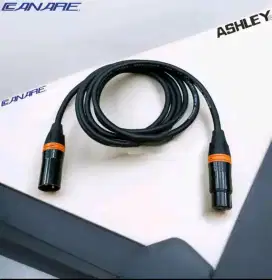 Kabeel mic XLR male tp XLR female jack Canon 3pin kabel canare