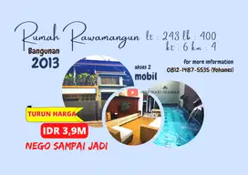 Rumah Rawamangun Ada Kolam Renang Nego Sampai Jadi