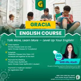 GRACIA English Course (Les Bahasa Inggris)